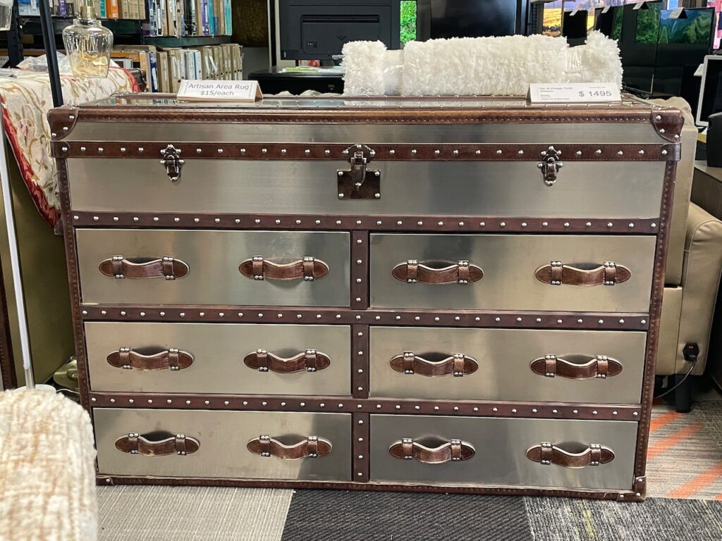 Unique dresser looks like giant chest